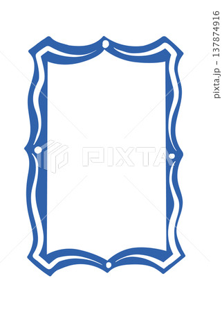Frame Ornate Border With Curved Edges Frame Ornate Border With Curved Edges 137874916