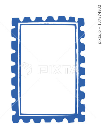 Stamp Frame Border Hand Drawn Stamp Frame Border Hand Drawn 137874932