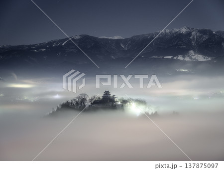 天空の城　越前大野城 137875097