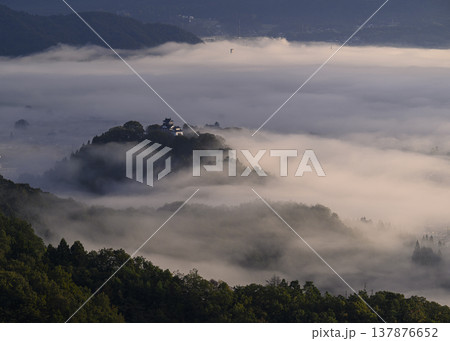 天空の城 越前大野城 天空の城 越前大野城 137876652