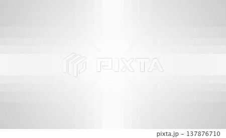 Abstract white transparent square lights copy space overlap on gray background. Vector illustration 137876710