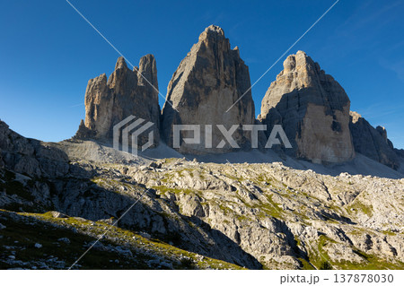 Three peaks of Lavaredo, South Tyrol, Italy 137878030