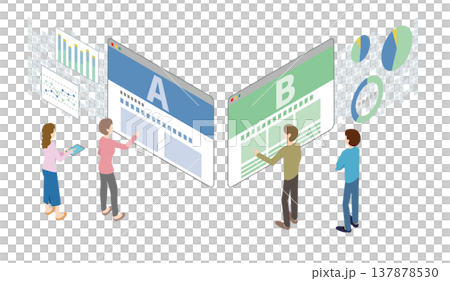 People who conduct comparative verification through AB testing People who conduct comparative verification through AB testing 137878530