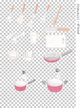 各種廚房用具套裝 137879032