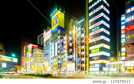新宿歌舞伎町 夜景 シフトレンズ撮影 新宿歌舞伎町 夜景 シフトレンズ撮影 137879521