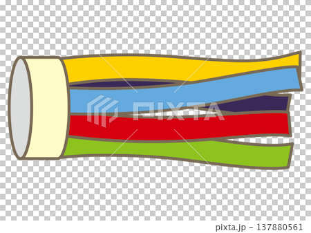 Illustration of a streamer for the Boys' Festival (Tango no Sekku) 137880561