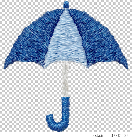 【雨傘】手工刺繡插畫材料 【雨傘】手工刺繡插畫材料 137881125