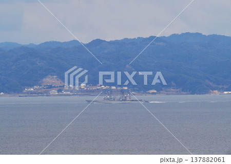海上自衛隊　浦賀水道　あまぎり　DD-154　護衛艦 137882061