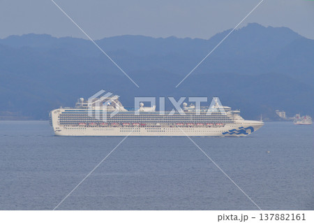 P&Oクルーズ 浦賀水道 Diamond Princess P&Oクルーズ 浦賀水道 Diamond Princess 137882161