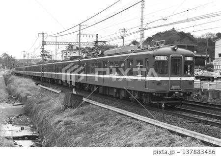 京急、旧1000形、1291~1298、快特1509A列車、谷津坂ー金沢文庫、1982年3月14日 京急、旧1000形、1291~1298、快特1509A列車、谷津坂ー金沢文庫、1982年3月14日 137883486