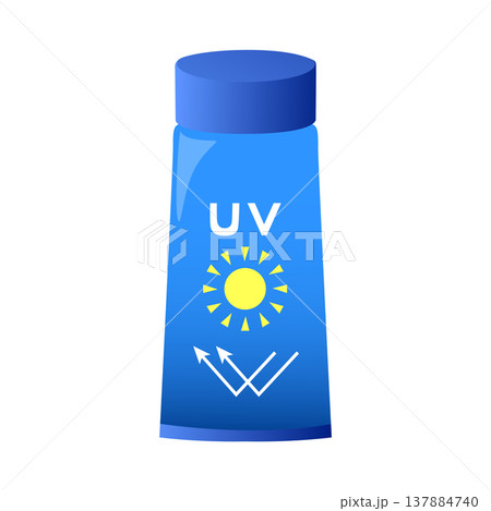 チューブの日焼け止め チューブの日焼け止め 137884740