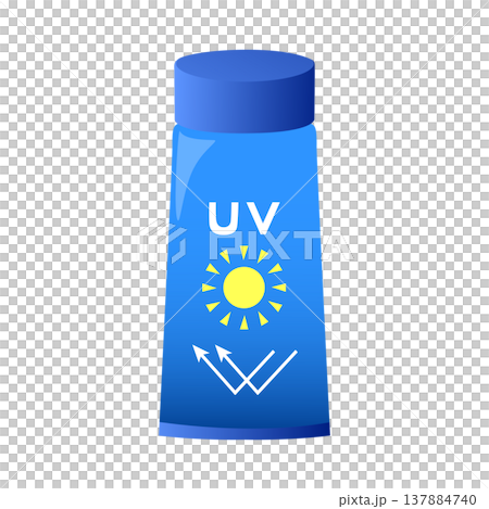 チューブの日焼け止め チューブの日焼け止め 137884740