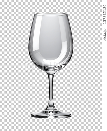 An empty wine glass An empty wine glass 137885120