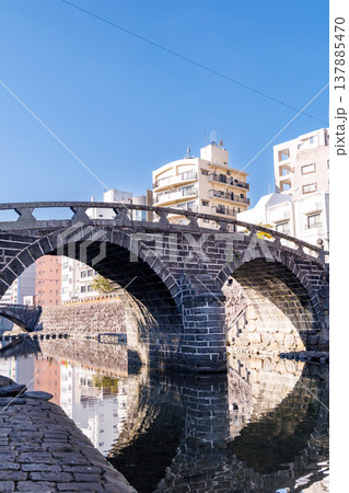 長崎市　長崎の人気観光スポット　眼鏡橋 137885470