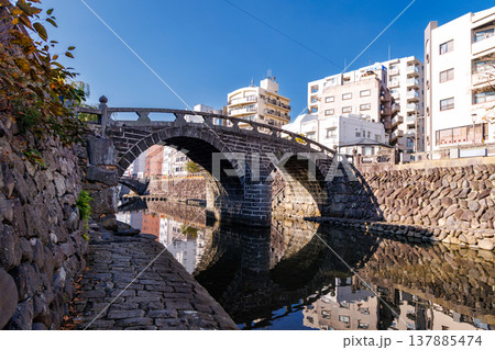 長崎市　長崎の人気観光スポット　眼鏡橋 137885474