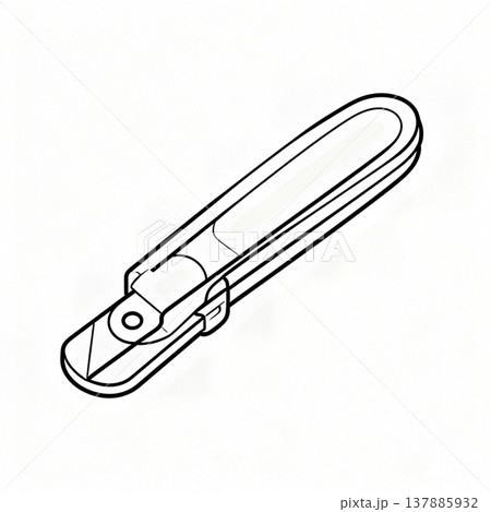 カッターのイラスト カッターのイラスト 137885932