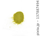 Powdered matcha green tea 137887494