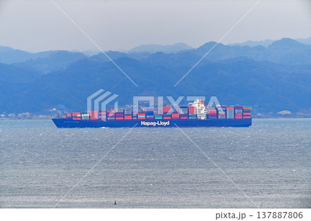 Hapag-Lloyd 浦賀水道 FRANKFURT EXPRESS コンテナ船 Hapag-Lloyd 浦賀水道 FRANKFURT EXPRESS コンテナ船 137887806