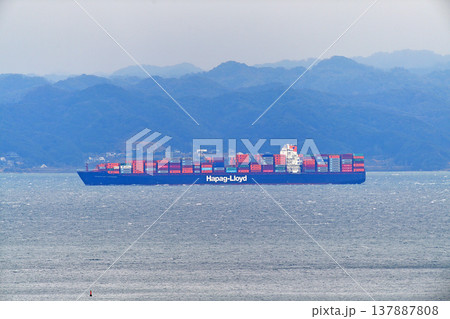 Hapag-Lloyd 浦賀水道 FRANKFURT EXPRESS コンテナ船 Hapag-Lloyd 浦賀水道 FRANKFURT EXPRESS コンテナ船 137887808