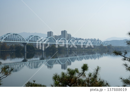 Han River bike path Han River bike path 137888019