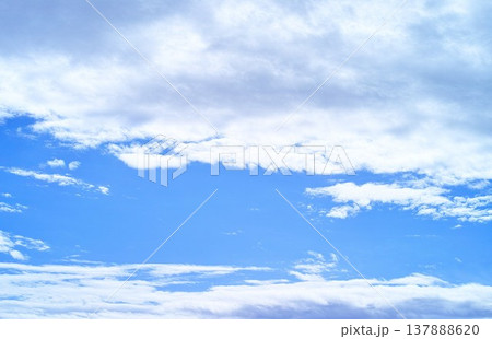 青空と雲イメージ 青空と雲イメージ 137888620