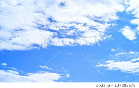青空と雲イメージ 青空と雲イメージ 137888679