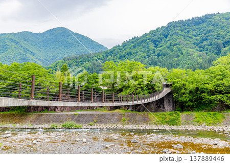 岐阜県　白川郷の風景 137889446