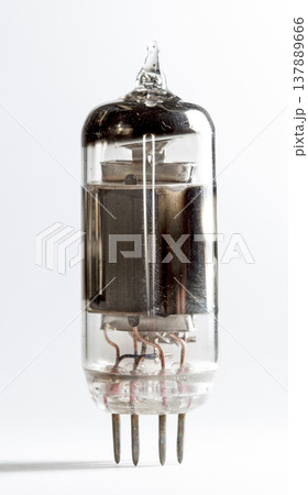 vacuum tube, retro radio lamp 137889666
