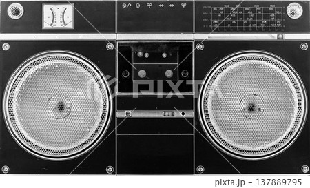 retro radio receiver 137889795