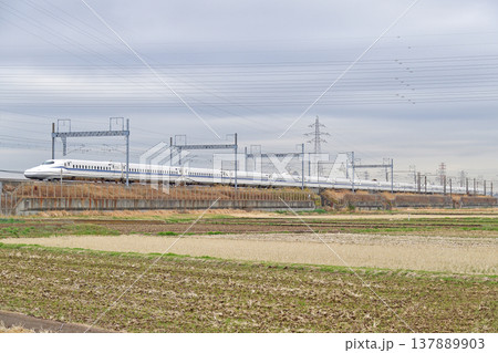 東海道新幹線　新横浜－小田原　JR東海　N700S系　J42編成（博多）　のぞみ　ひかり　こだま 137889903