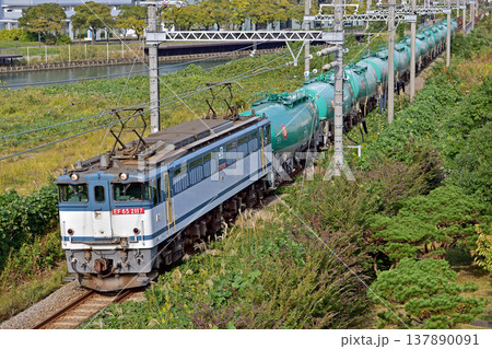 東海道本線 東高島-桜木町 JR貨物 EF65-2117(新鶴見) 東海道本線 東高島-桜木町 JR貨物 EF65-2117(新鶴見) 137890091