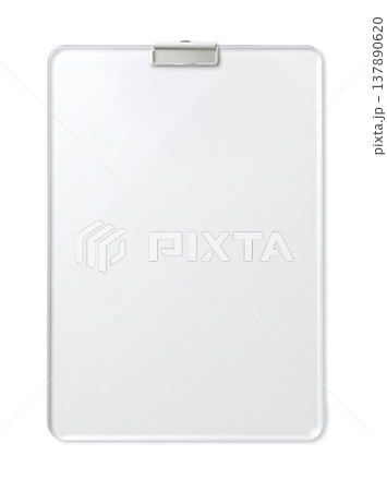 透明感のあるクリップボード 137890620