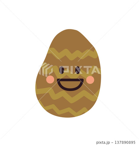 可愛い里いものキャラクターイラスト 137890895