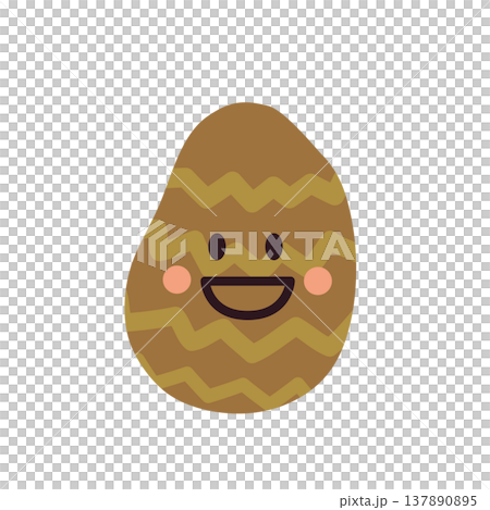 可愛い里いものキャラクターイラスト 137890895