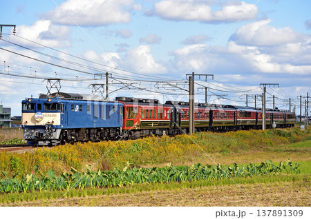 信越本線 羽生田-田上 JR東日本 EF64-1051(長岡)+12系(新津) EL上越線美食旅 信越本線 羽生田-田上 JR東日本 EF64-1051(長岡)+12系(新津) EL上越線美食旅 137891309
