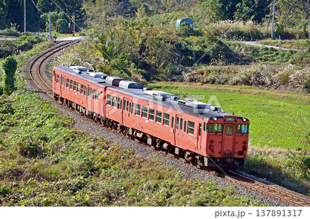 飯山線 内ヶ巻-越後川口 JR東日本 キハ47-514+キハ47-515(新津) 飯山線国鉄色旅情 飯山線 内ヶ巻-越後川口 JR東日本 キハ47-514+キハ47-515(新津) 飯山線国鉄色旅情 137891317
