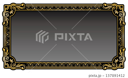 アンティーク　ビンテージ　フレーム飾り枠 137891412