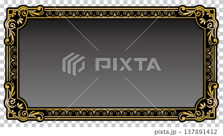 アンティーク　ビンテージ　フレーム飾り枠 137891412