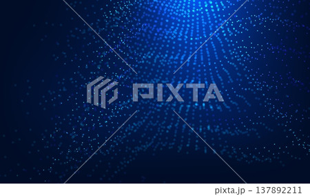 Abstract digital ai technology background with tech dots wave for big data science. 3d conference line with design pattern webinar for research graphic sound. Network presentation background. Abstract digital ai technology background with tech dots wave for big data science. 3d conference line with design pattern webinar for research graphic sound. Network presentation background. 137892211
