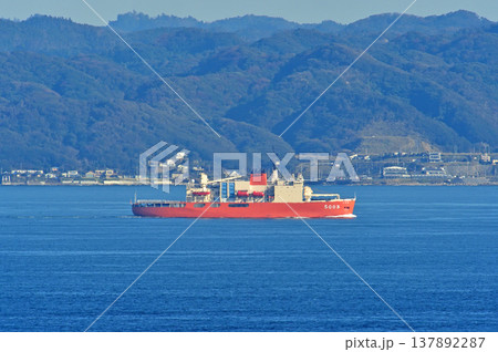 海上自衛隊　浦賀水道　しらせ　AGB-5003　砕氷船 137892287