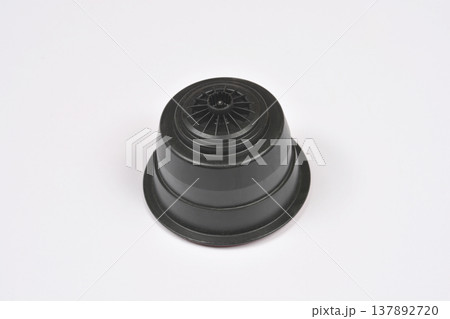 Black Coffee Capsule on White Background Black Coffee Capsule on White Background 137892720