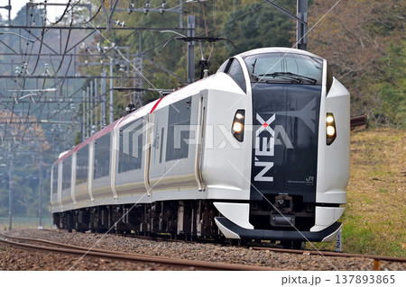 総武本線 四街道-物井 JR東日本 E259系 Ne015編成(鎌倉) 成田エクスプレス NEX 総武本線 四街道-物井 JR東日本 E259系 Ne015編成(鎌倉) 成田エクスプレス NEX 137893865