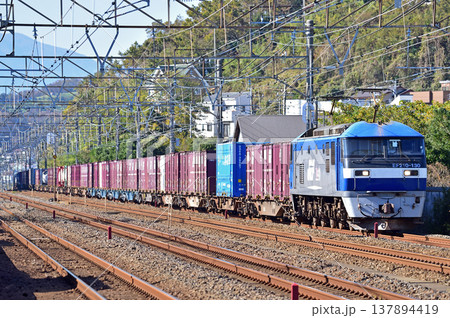 東海道本線 大磯-二宮 JR貨物 EF210-130(岡山) 東海道本線 大磯-二宮 JR貨物 EF210-130(岡山) 137894419