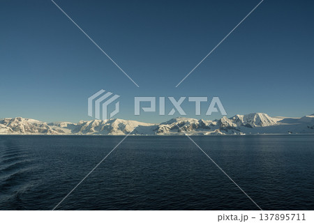 Antarctic mountains landscape Antarctic mountains landscape 137895711