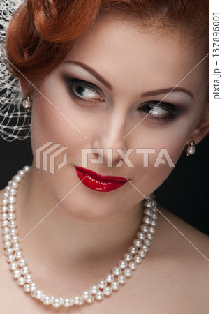 Attractive reto girl Attractive reto girl 137896001