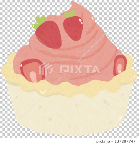 Strawberry cake  137897747