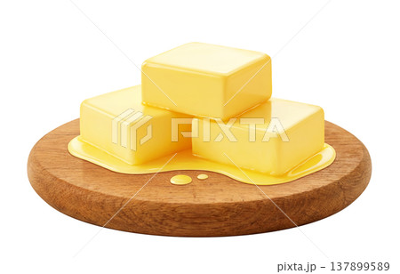 バターのイラスト リアル 137899589