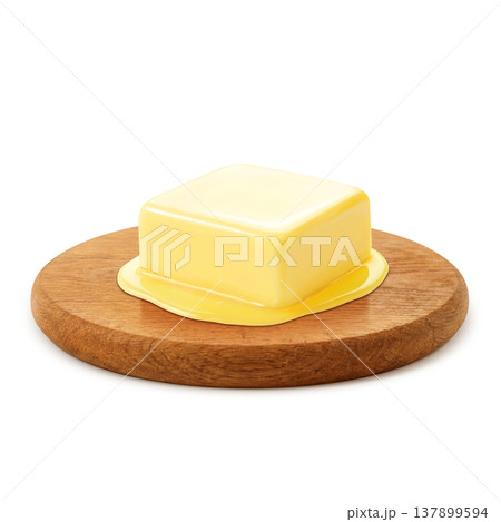 バターのイラスト リアル バターのイラスト リアル 137899594