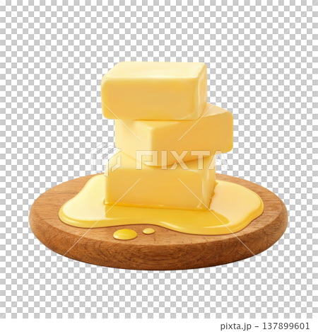 バターのイラスト リアル バターのイラスト リアル 137899601