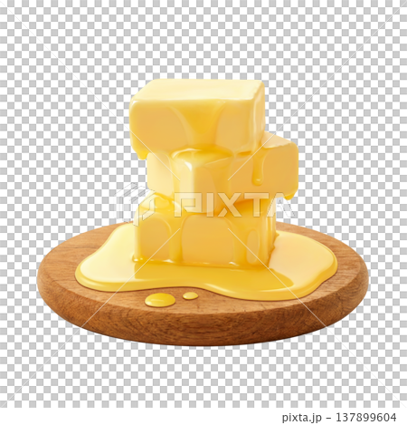 バターのイラスト リアル バターのイラスト リアル 137899604